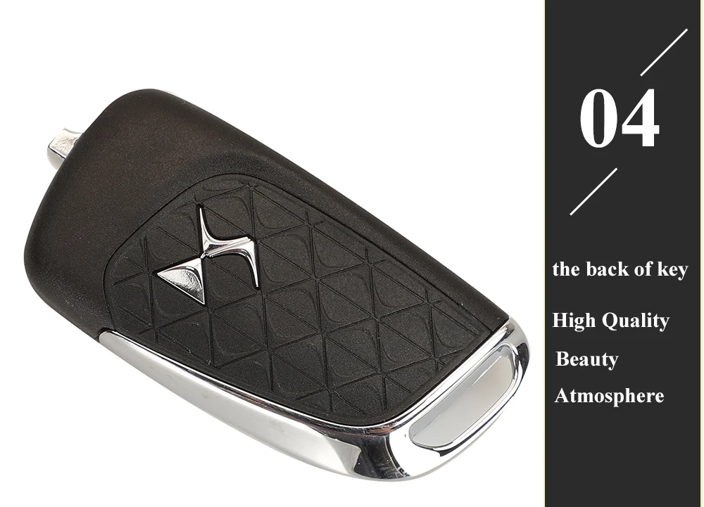 Keyforkess 3 pulsanti originali 433.92Mhz FSK ID46 PCF7941 Chip pieghevole Flip Car Key per Citroen DS3 DS4 DS5 C4L C4 telecomando automatico - Hccd2a426718348b99782e6b3dc06fa46n