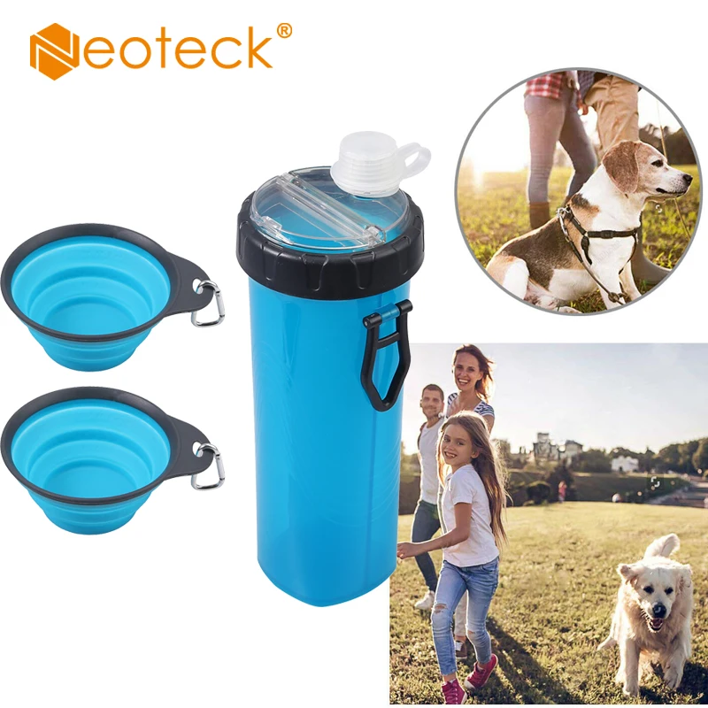 

Бутылка для воды Neoteck для собак и щенков, портативная бутылка для воды для путешествий, емкость с питьевой водой для щенков и кошек