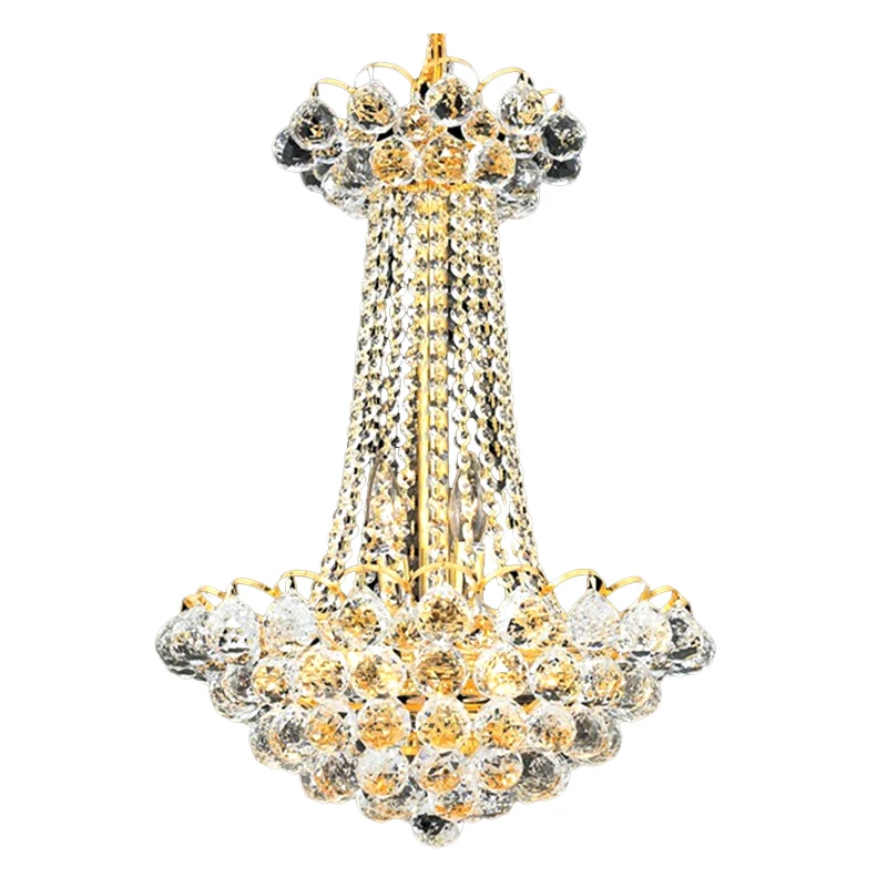 Phube Lighting French Empire Gold Crystal Chandelier Chrome Chandeliers Lighting Modern Chandeliers Light+Free shipping !