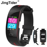 JingTider P3 Smart Wristband ECG+PPG Heart Rate Blood Pressure Sport Smart Bracelet IP67 Waterpoof Fitness Tracker Smart Band 1