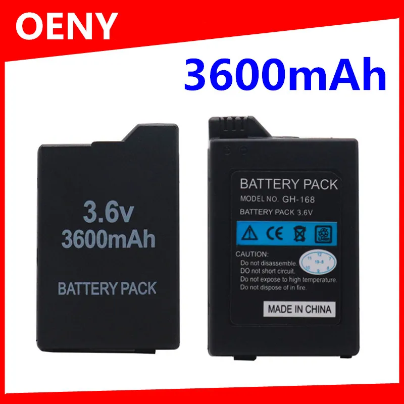 OENY 3600mAh 3 6 V литий-ионный аккумулятор Замена для Sony PSP 2000/3000 PSP-S110 консоль |