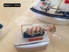 Home Decor Mini Sailing Pirate Boat Ship Small Wood Cork Glass Drift Charm Wishing Bottle Vial Valentine's Day Gift 6