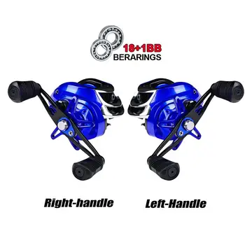 

Fishing Reels Round Baitcasting Reel High Speed Ratio Fishing Reel For Outdoor Fishing Fishing Tools