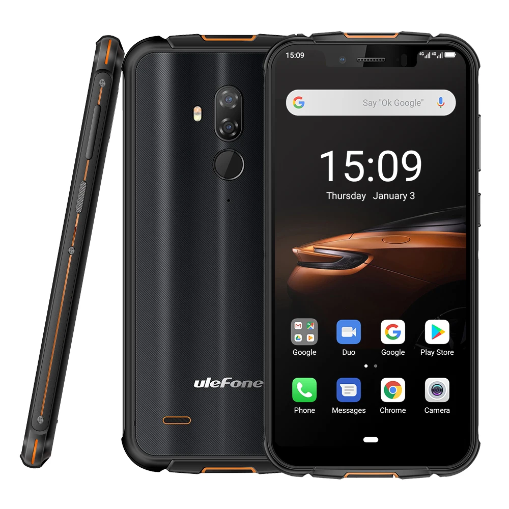 Ulefone Power 5S сотовый телефон Android 9,0 Otca Core 4 Гб 64 Гб 5,85 ''13MP Bluetooth 5,0 5000 мАч NFC OTG Беспроводной зарядки смартфона