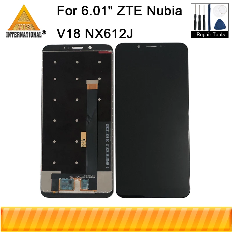 Для 6,0" zte Nubia V18 NX612J Axisinternational ЖК-дисплей+ сенсорная панель дигитайзер для Nubia V18 NX612J экран