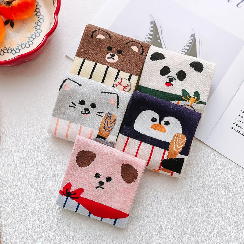 cheap Japanese style New Style WOMEN #039;S Socks Stereo Cartoon Women rsquo;s Boat Socks Adorkable Ear Short Socks Cotton Low Cut with Numbers P
