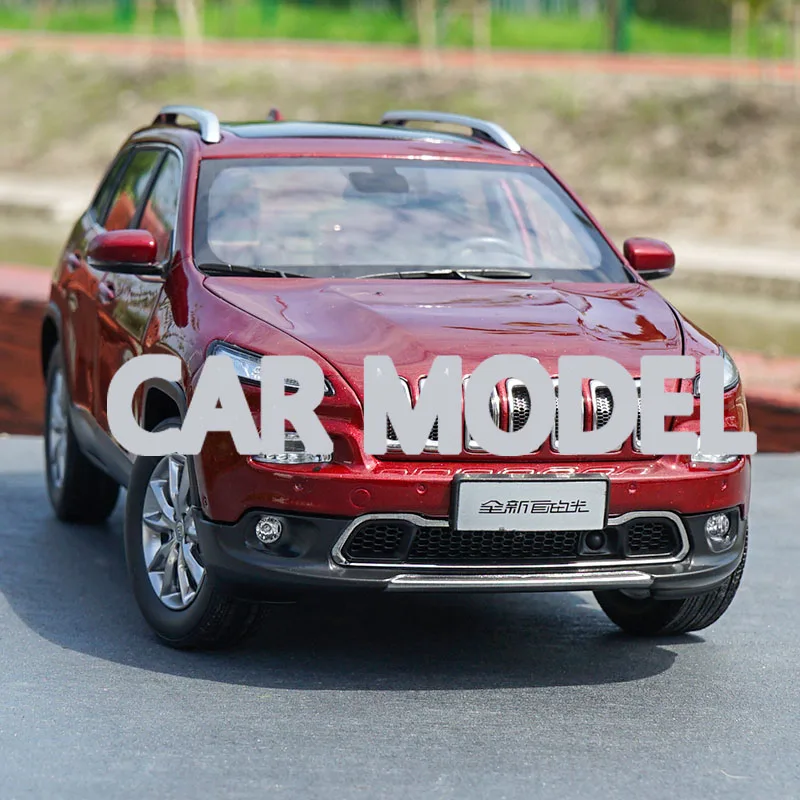 1:18 Масштаб сплава игрушечных автомобилей jipu ziyouguang Cherokee модель автомобиля SUV детских игрушечных автомобилей оригинальные авторизованные детские игрушки