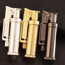 

Retro Kerosene Lighter Gun, Metal Push-type ignition Creative Personality Cigarette Torch Lighter, Men's Gadgets Gift