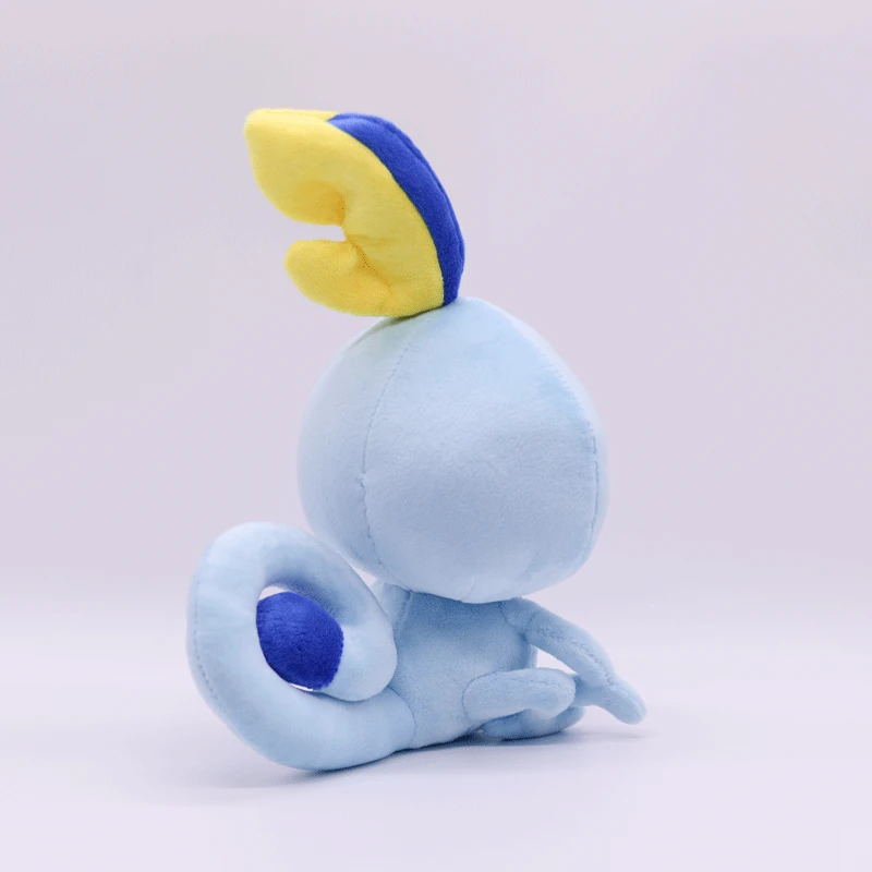Takara Tomy плюшевая кукла Покемон 3 шт./компл. s Мягкие щит меч Grookey Sobble Scorbunny игрушка в виде фигурки; высота каблука 18 см