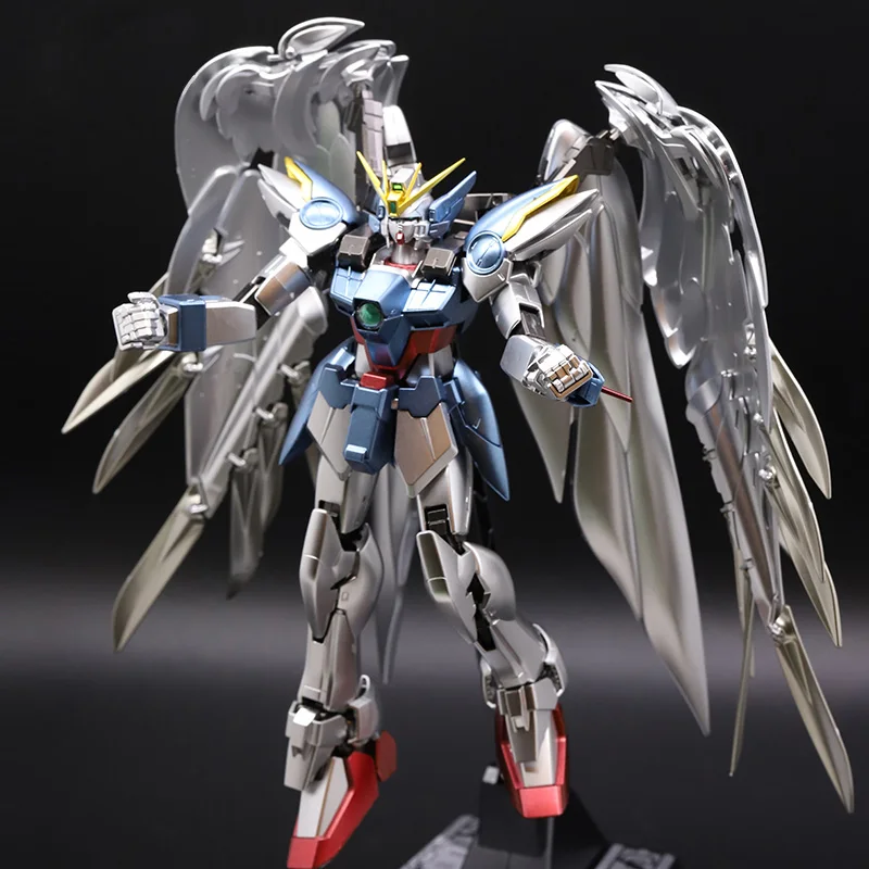 BANDAI MG 1/100 XXXG-00W0 крыло Гандам ноль металл с гальваническим покрытием Цвет фигурка модель модификации