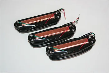 

Electric Guitar Black Small Double Hot Rail Vibration Pickup Sq Upgrade Cut Single Double Layer Shield