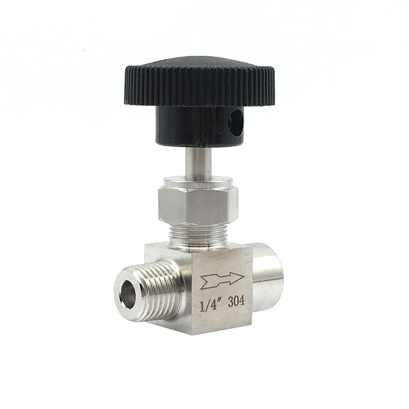 

1/4" NPT Female to Male Needle Valve 304 Stainless Steel Flow Control