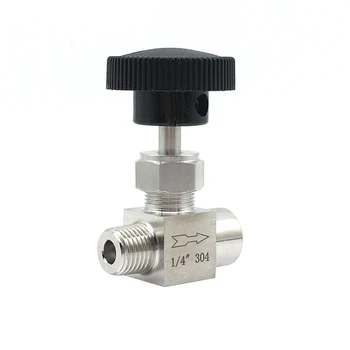 

1/4" NPT Female to Male Needle Valve 304 Stainless Steel Flow Control
