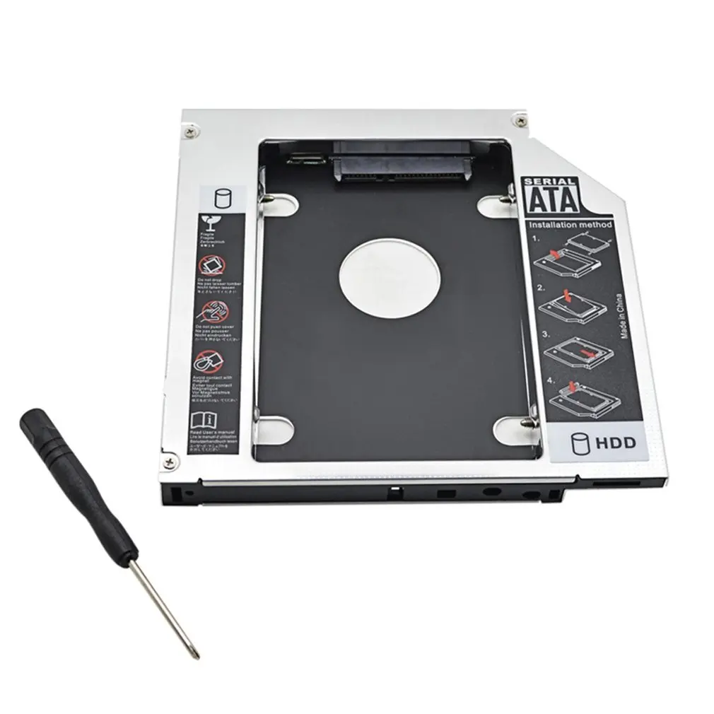 Notebook-A2 Ноутбук Pc Cd драйвер слот Hdd Ssd держатель кронштейн пластиковый Sata жесткий диск Оптический отсек с отверткой - Цвет: Notebook-A2