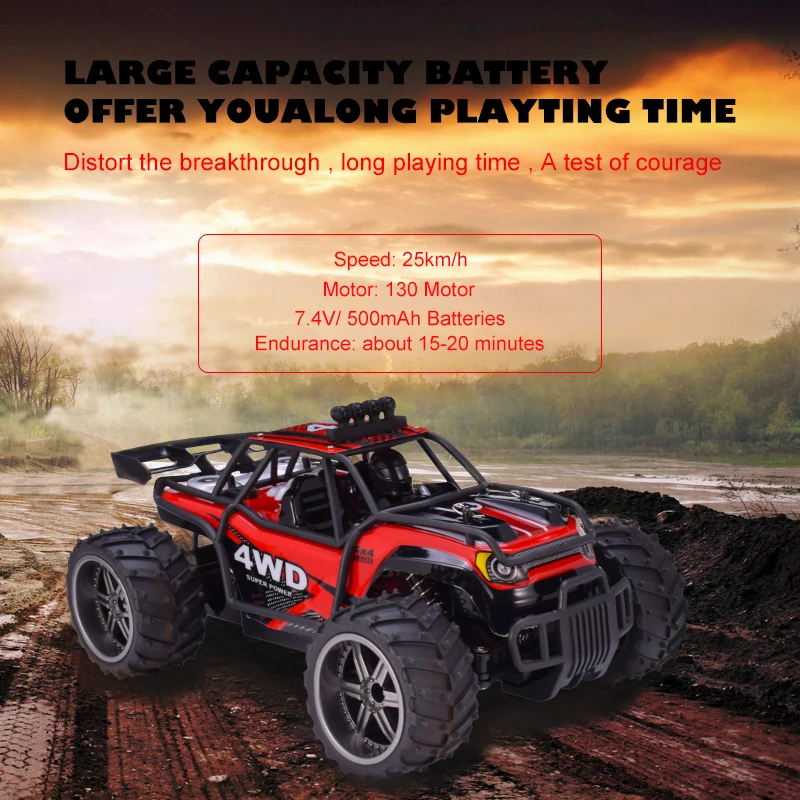 X-power S009 2,4G 1/16 4WD 25 км/ч высокая скорость RC Внедорожный гоночный грузовик автомобиль детская игрушка дистанционное управление подъем багги грузовик подарок