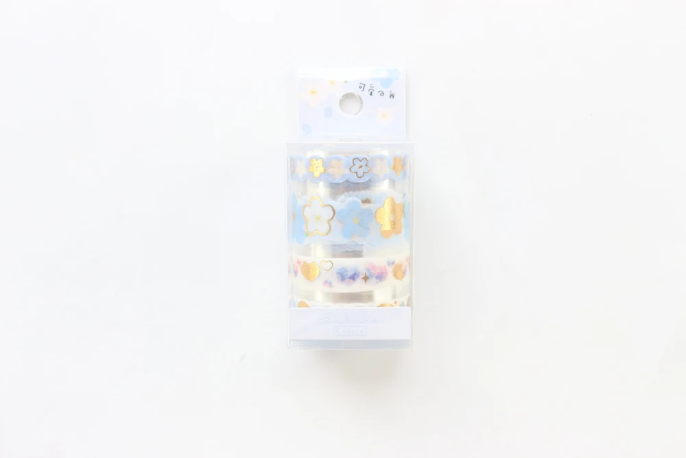 Domikee милые новые конфеты японское золото тонкая рисовая бумага ленты рулонов Набор kawaii школьные украшения для студентов DIY маскирующие ленты канцелярские принадлежности