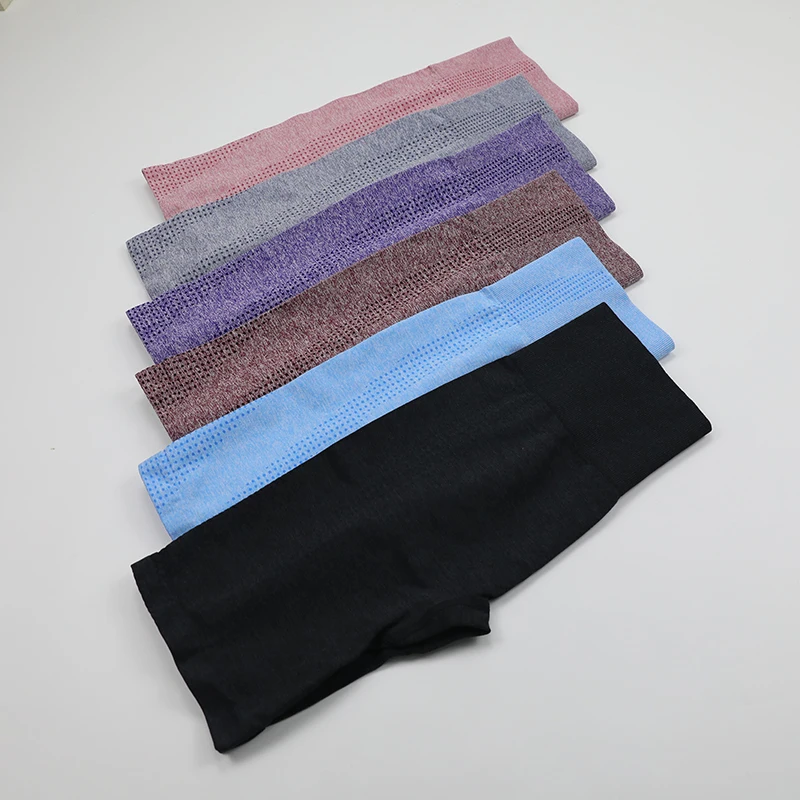 Seamless High Waisted Biker Shorts for Women Hip Push Up Fitness Workout 8-inch Inseam Yoga Running