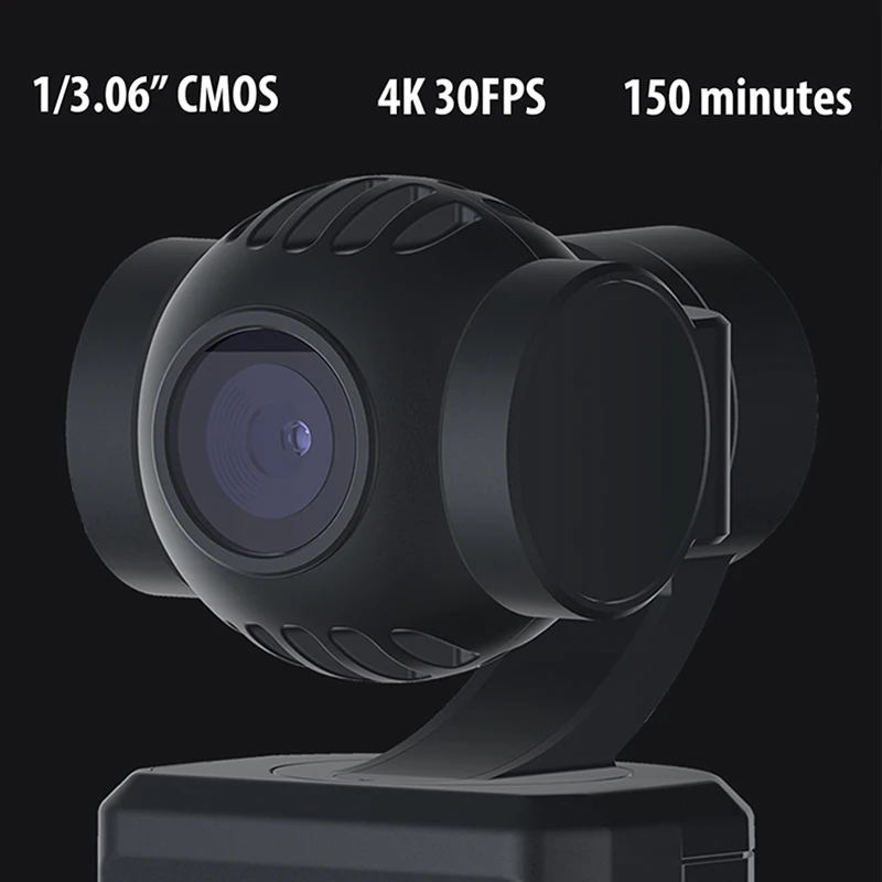 Карманный карданный подвес P6A с 3 осевым шарнирным стабилизатором камера 4K WIFI UHD