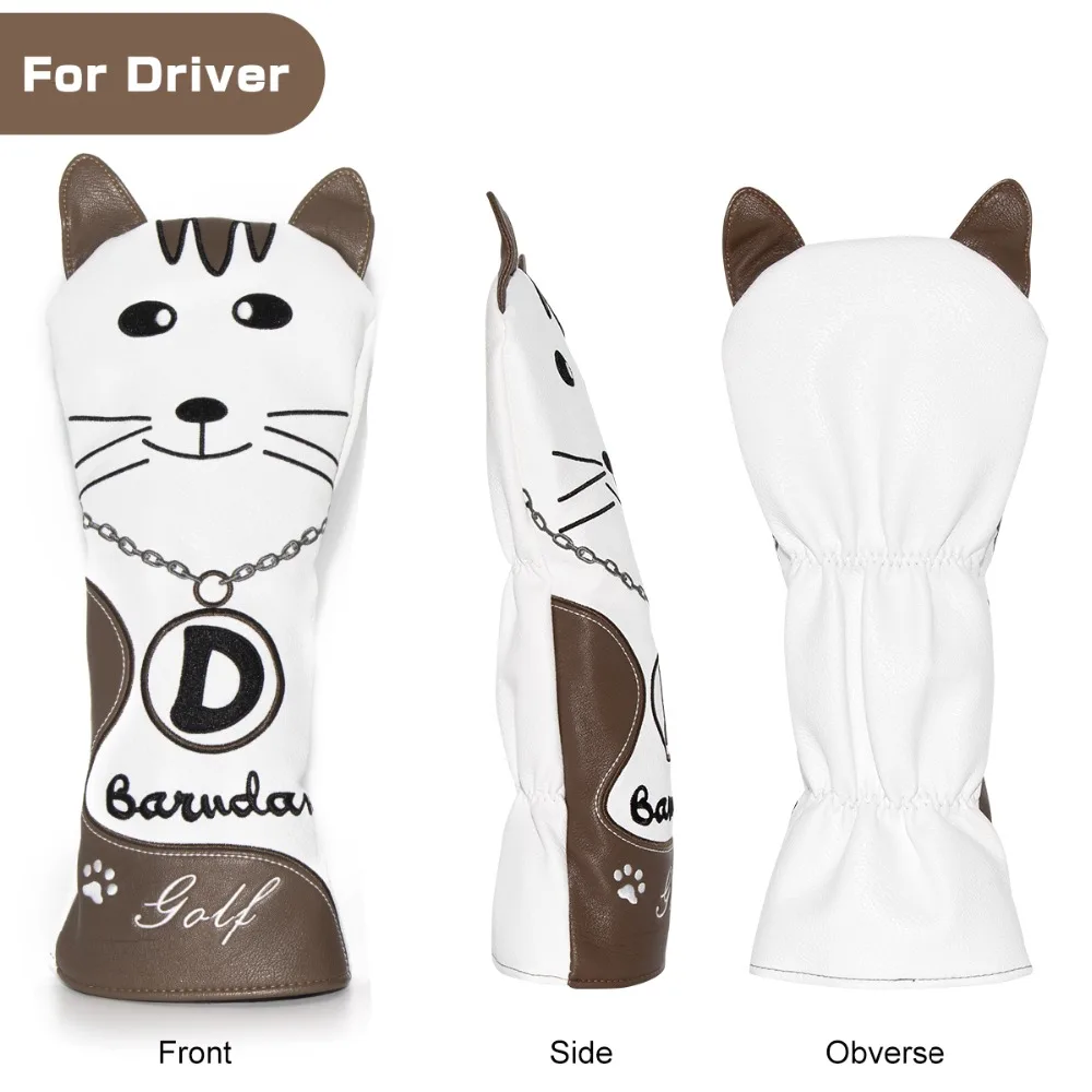 3 golf driver head covers