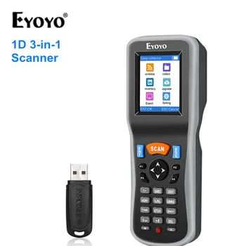 

Eyoyo PDT6000 Bar Code Scanning Instrument 3-in-1 Scanner Inventory Data Terminal Collector Barcode Scanner PDT 1D with USB Port