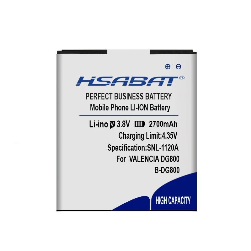 HSABAT 2700 мАч B-DG800 батарея Для DOOGEE DG800 Для Doogee VALENCIA DG800 батарея