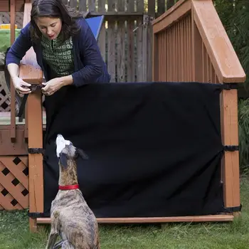 

Guard Babies Oxford Cloth Doorway Net Indoor Outdoor Stairway Durable Safety Protection Pet Fence Enclosure Dog Gate Folding