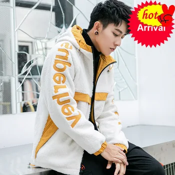 

New Men's 2020 Double-sided Jacket Fashion Wild Autumn And Winter Streetwear Loose Warm Jacket Jacket Men