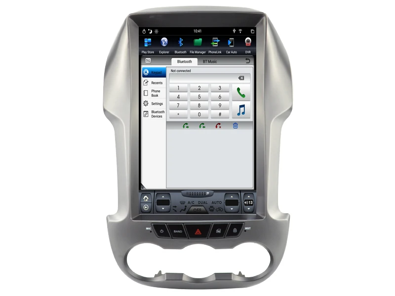 AVGOTOP Android 8,1 Tesla gps автомобильный dvd-плеер для FORD RANGER 2008- 6 ядер+ 4G+ 32G ips экран