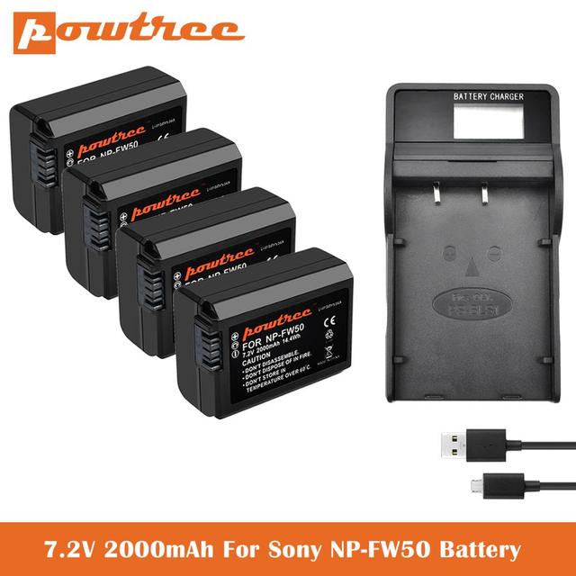 Batteries+Charger for Sony A6400, DSC-RX10 IV, DSC-RX10 III, DSC-RX10 II, DSC-RX10, Alpha 7, Alpha 7R, a7, a7R, A7s, A7s