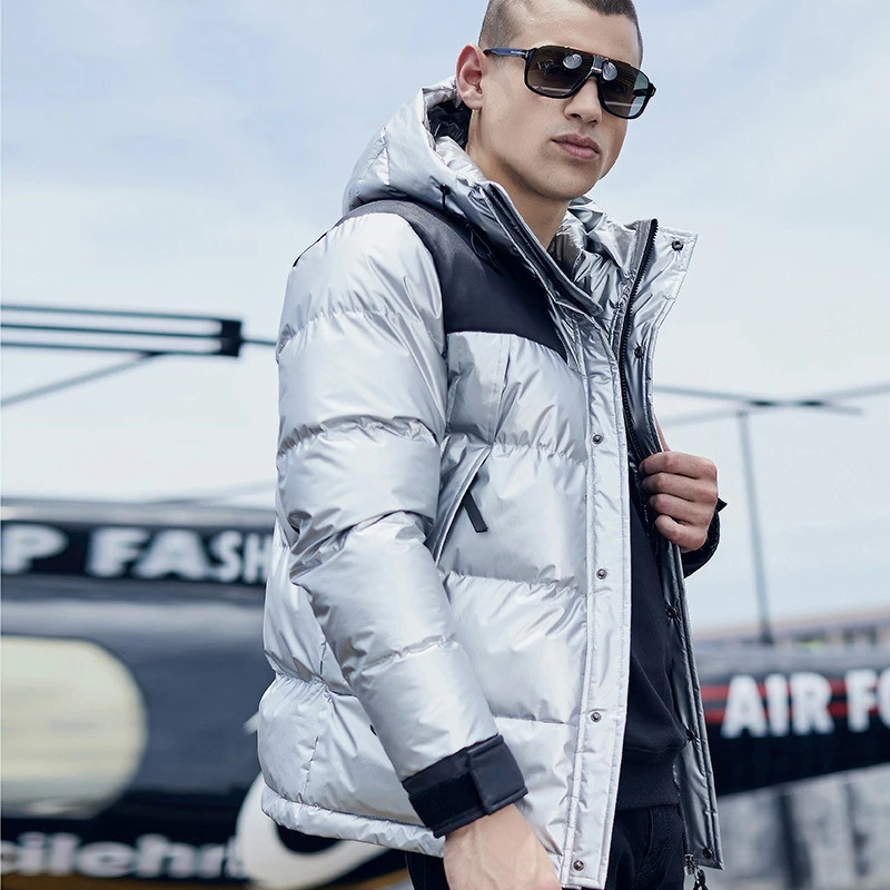 Abrigo Hombre Invierno Yuson Gir - Chaqueta Larga Impermeable Acolchada Con Capucha, Parka De Hombre