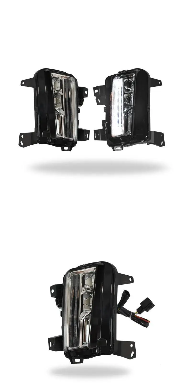 Drl авто автомобили дневные светодиодные ходовые боковые поворотники автомобиля освещение фары передние противотуманные фары 16 17 18 для Cadillac XT5