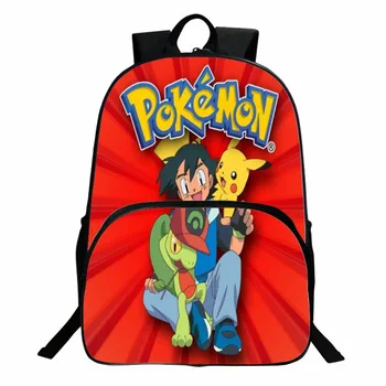 

Cartoon Pokemon Cute Pikachu Primary School Bags For Students Backpack Kids School Bag Travel Satchel Boy Girl Gift
