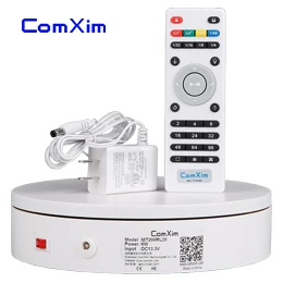 white with US plug 20 см 7,87 дюймов нагрузка 20 кг вращающийся электрический поворотный стол с пультом дистанционного управления, дисплей стенд для продуктов дисплей ComXim - Цвет: white with US plug