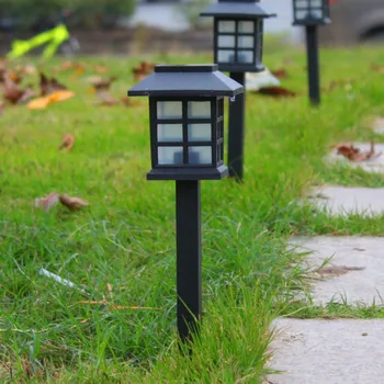 

LED Lawn Light Rainproof Solar Outdoor Small House Light Mini Solar Light Small Palace Light Courtyard Garden Light 2020