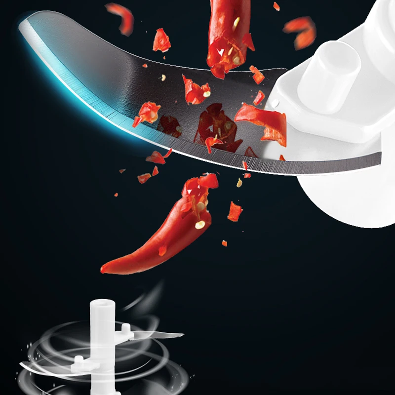 900Ml Vegetable Cutting Machine Manual Garlic Onion Chopper Meat Grinder Food Chopper Kitchen Accessories Gadget Egg Beater