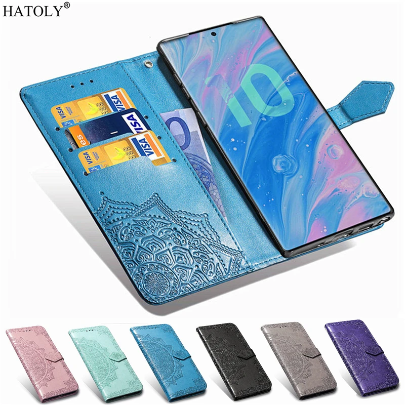 

For Cover Samsung Galaxy Note10 Flip Case Leather Silicone Back Cover For Samsung Note 10 Wallet Phone Case For Samsung Note10