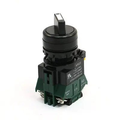 660V 10A NO NC 4 Pin 3 селектор положения самоблокирующийся кнопочный переключатель |