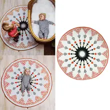 Геометрический ромбовидный детский коврик для ползания, декоративный игровой коврик для детской комнаты