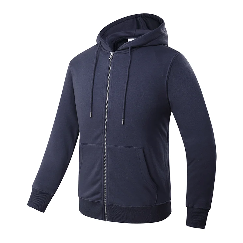 YOTEE осенне-зимний Модный трикотажный топ на молнии с логотипом под заказ - Цвет: Navy