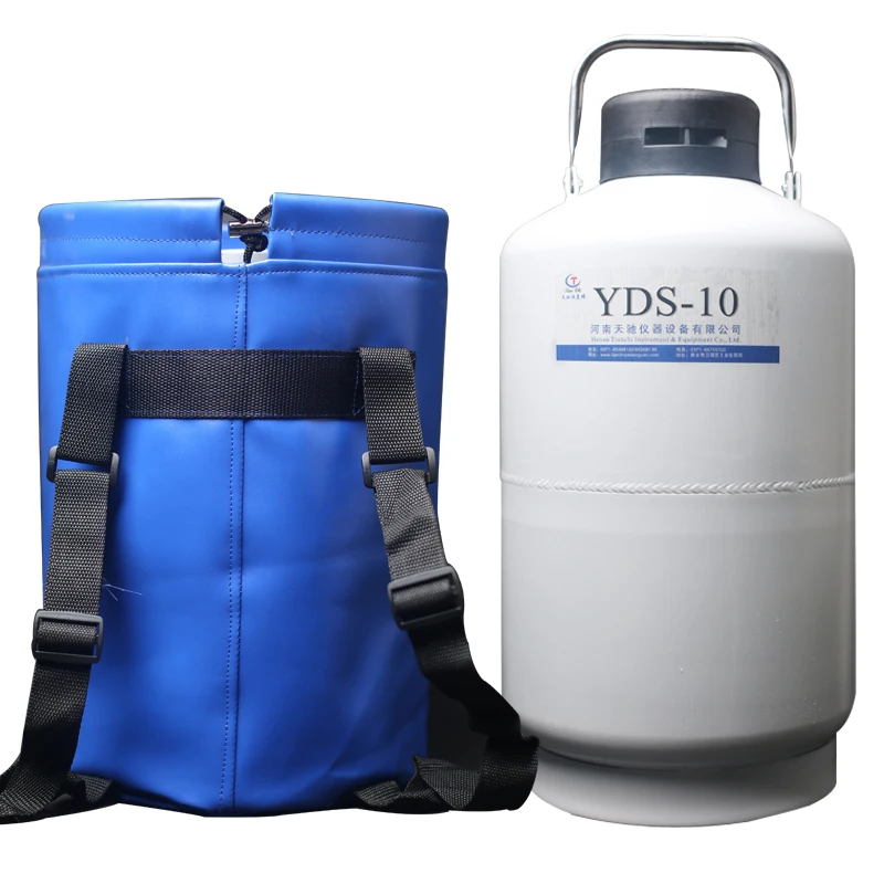 

liquid nitrogen tank yds-10 portable storage semen container 10l dewar vessel gas cylinder