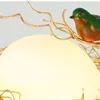Nordic Modern Design Bird'S Nest Glass Chandelier For Kitchen Dining Room Led Lamp Cottagecore Decor Suspended Luminaire Deign ► Photo 2/6