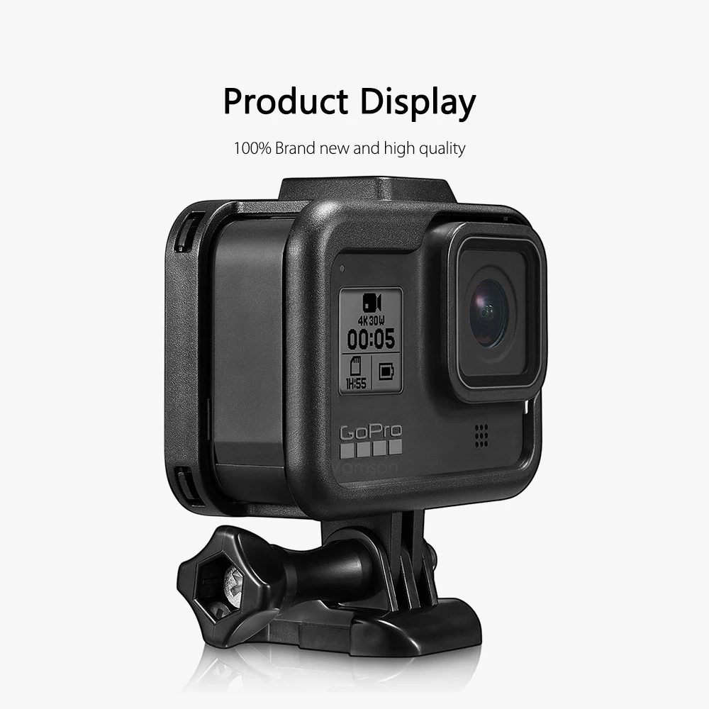 Черная защитная рамка Vamson для Gopro Hero 8 чехол Крышка корпуса крепление Go pro