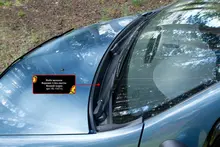 Жабо цельное Вариант 2 без скотча для Renault Logan 2004-2010