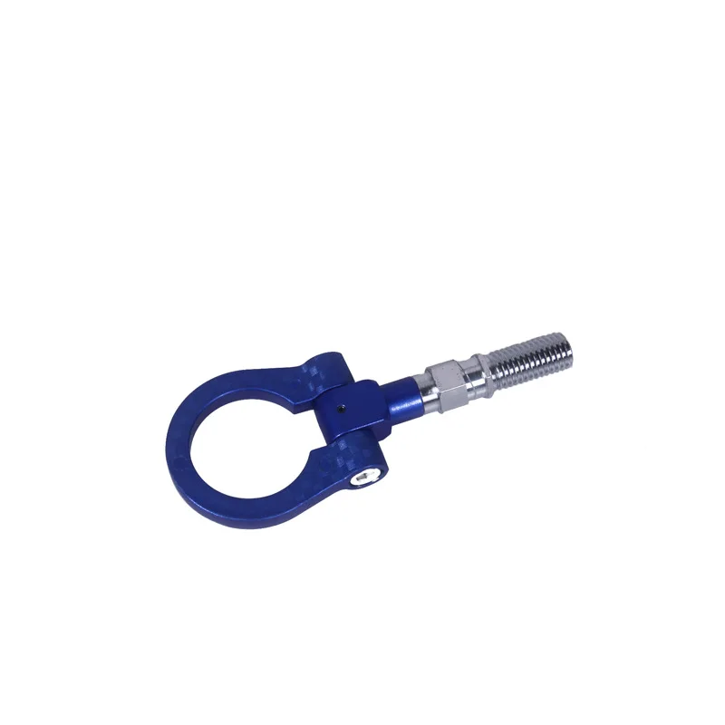Car Modified Front Trailer Hook Japanese-style European Car Small Trailer Hook Aluminium Alloy Embossing Circular Ring Trailer H