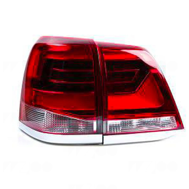 red Автомобильный Стайлинг для Toyota Land Cruiser хвост светильник s Land Cruiser светодиодный фонарь задний фонарь DRL+ тормоз+ Парк+ сигнал светодиодный светильник - Цвет: red