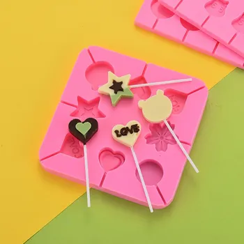 

Star Moon Lollipop Silicone Mould DIY Fondant Chocolate Mould