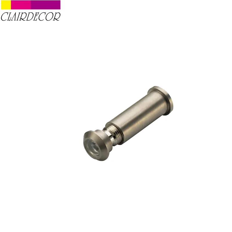 160 - Satin nickel Дверной зритель с углом обзора 160-200 градусов, твердая латунь, регулируемая домашняя камера безопасности, оптическое стекло, дом, противоугонная камера для видеодомофона - Цвет: 160 - Satin nickel