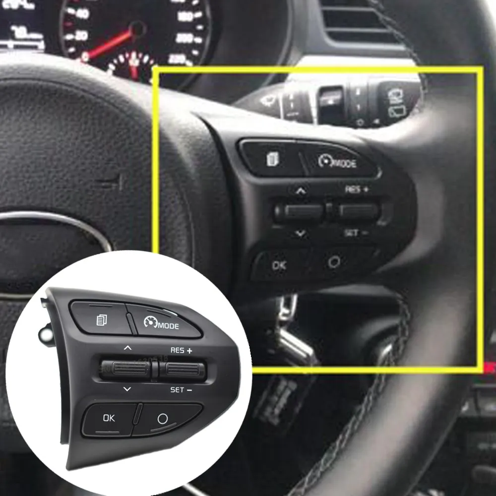 Рулевой RH дистанционный круиз контроль переключатель 96720G6010 для Kia RIO K2 Picanto 2017