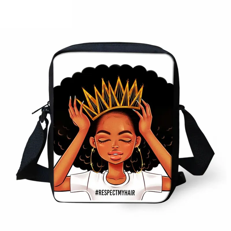 

KOKO CAT African Traditional Printing Women Messenger Bag Ladies Satchel Children Travel Small Shoulder Bag Mochila Escolar