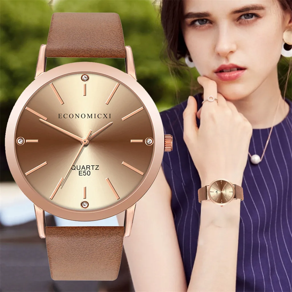 

Hot Sell Casual Watch Quartz Mesh Belt Fashion Watch Round Wristwatch Quartz Clock Gift Relogio Feminino Reloj Mujer bayan#W